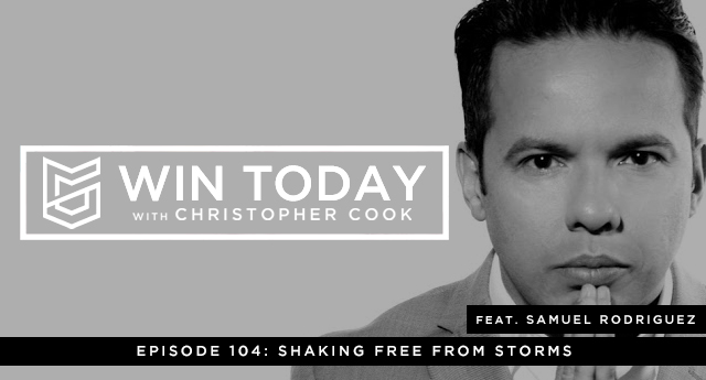 Level-up with me. How many of you feel as if you take one step forward in life only to fall back two—or ten—steps? You struggle and push through one obstacle and then discover an even larger one looming right ahead of you. It’s intimidating, isn’t it? I’ve been there. We’ve talked about my journey a lot here on the show. But what if our strategy to deal with the storms of life was off, not because we’re doing anything wrong tactically, but because we’re looking in the wrong direction. I know that probably confused you. But stay with me. What I’m getting at is that our perspective in trouble often dictates how we navigate through the trouble. So today, we’re going to tackle that very subject with Samuel Rodriguez. He’s a respected communicator around the world, but most notably, is a senior advisor to the President of the United States. He’s walked through storms to say the least. And today, he’s going to show all of us how to do it better!