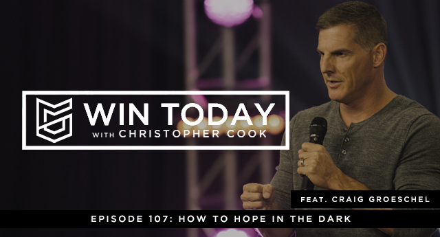 Joining us today to answer that question is New York Times bestselling author, and leader of leaders, pastor of the largest church in America, Craig Groeschel. And today, he’s going to teach us precisely how to hope in the dark.